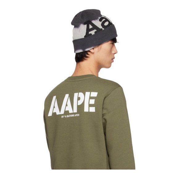 AAPE Other - AAPE BY A BATHING APE logo-print crew-neck sweatshirt